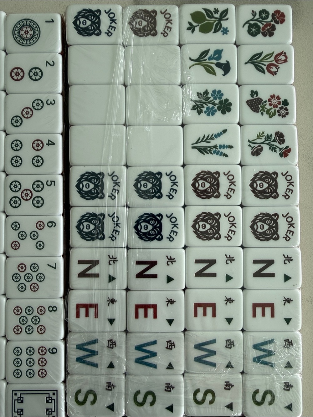 American Mahjong tiles- country vibe